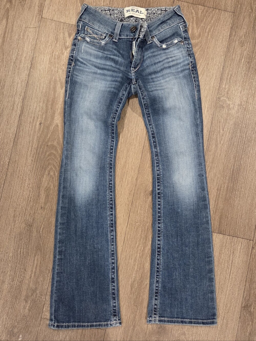 Ariat R.E.A.L Mid Rise Bootcut Jeans